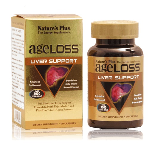 thuốc bổ gan Ageloss Liver Support Nature’s Plus