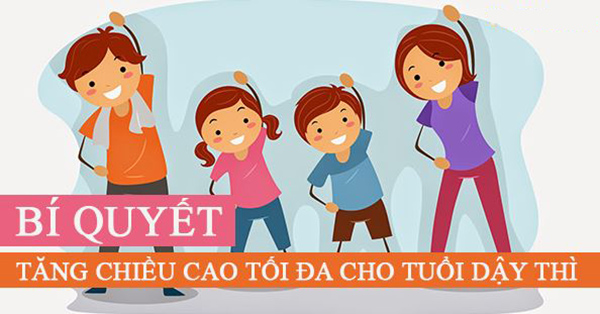 6 cách tăng chiều cao ở tuổi dậy thì một cách tự nhiên