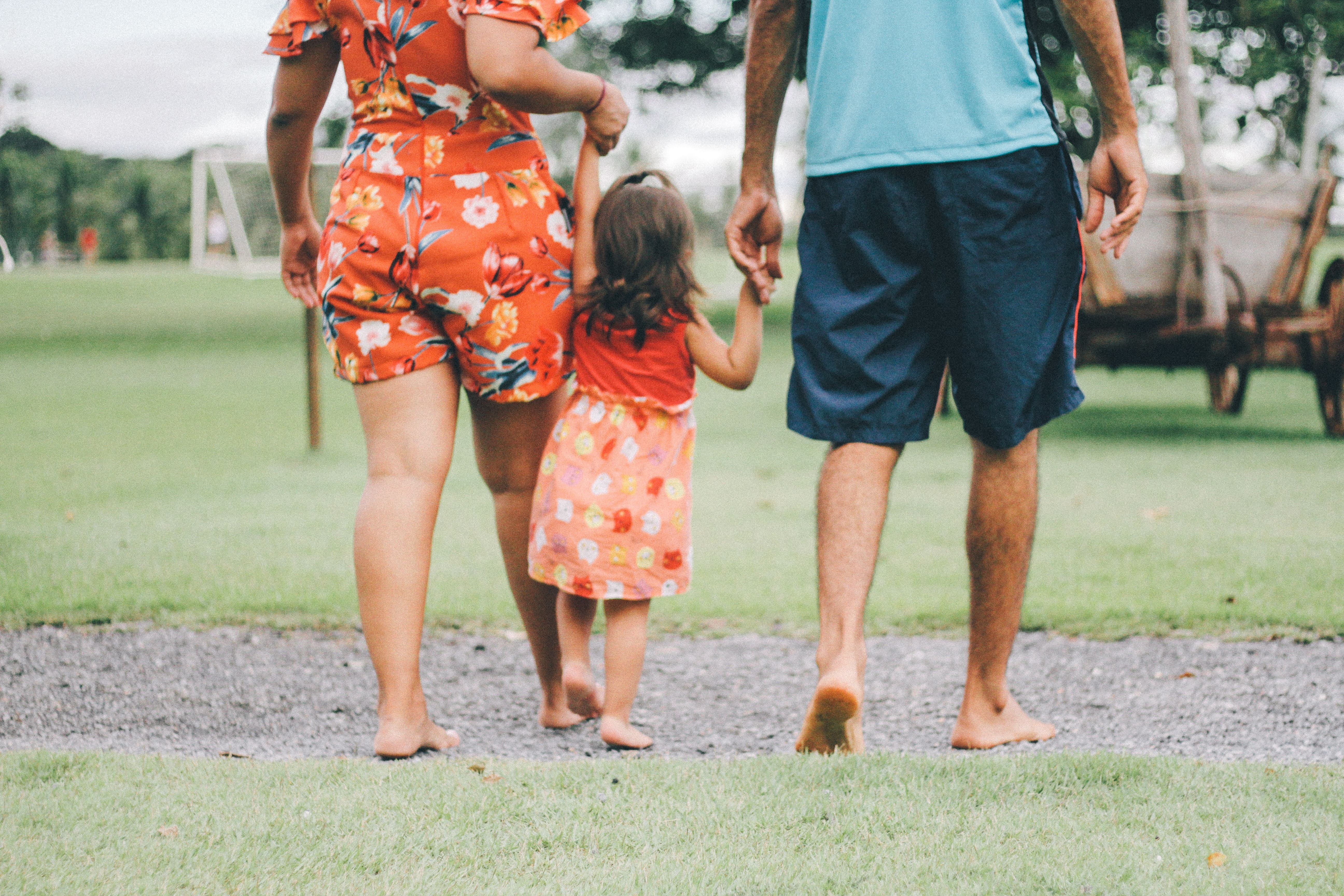 family holding hands