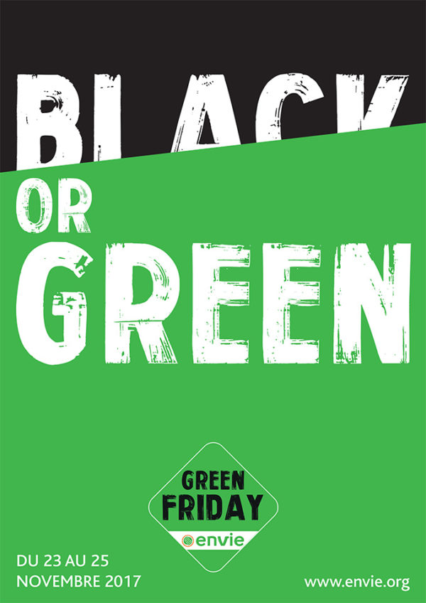 Affiche "Black or Green"