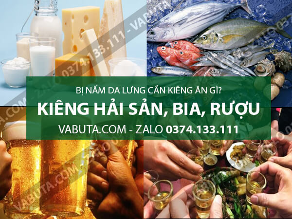 nấm da toàn thân kiêng ăn gì