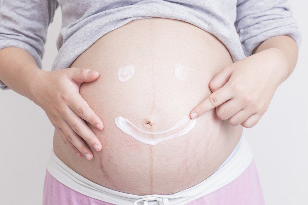 bà bầu bị nổi mẫn đỏ ở bụng