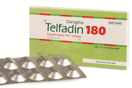 Terfenadin trị viêm da vùng nách