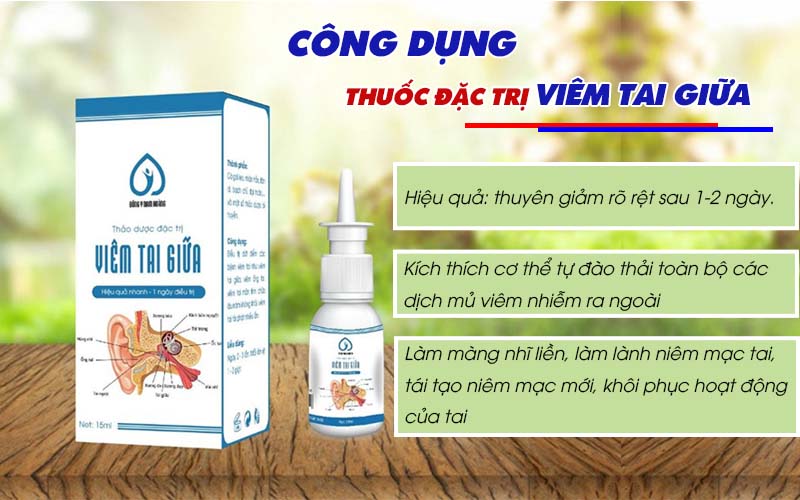 thuốc tri Đau nhức bên trong lỗ tai trái phải