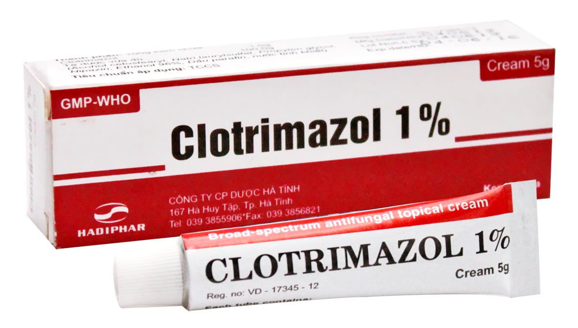Thuốc bôi điều trị nấm da Clotrimazole 1%