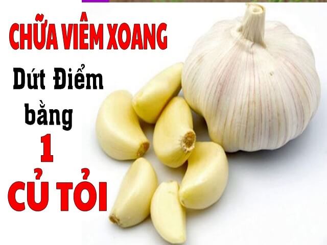 Tỏi có thể trị viêm xoang hay không