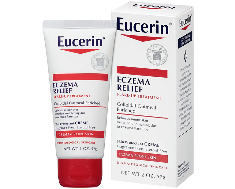 Kem Eucerin Eczema Relief được bác sĩ khuyến cáo sử dụng trị chàm sữa