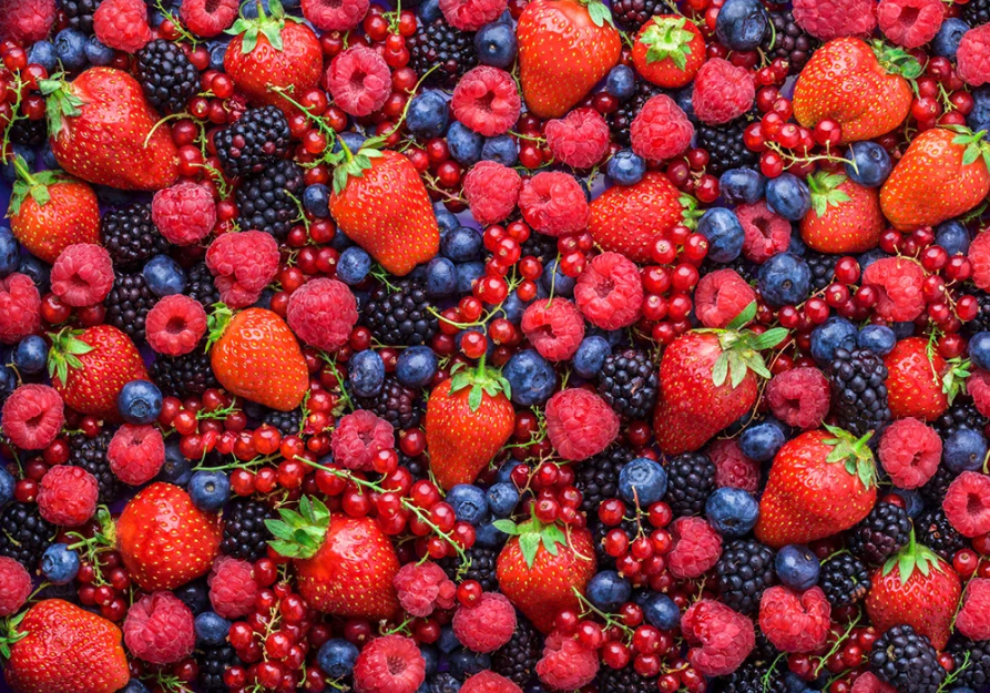 Giảm bụng bự bằng Trái berries an toàn
