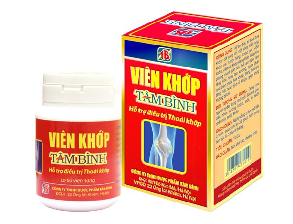 Viêm khớp Tâm Bình trị đau nhức xương khớp cho người già