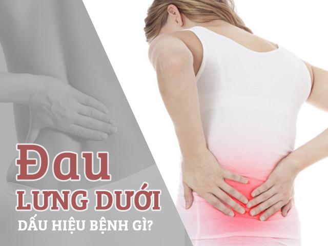 Đau lưng dưới gần mông