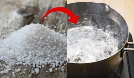 Gội đầu bằng muối để trị gàu