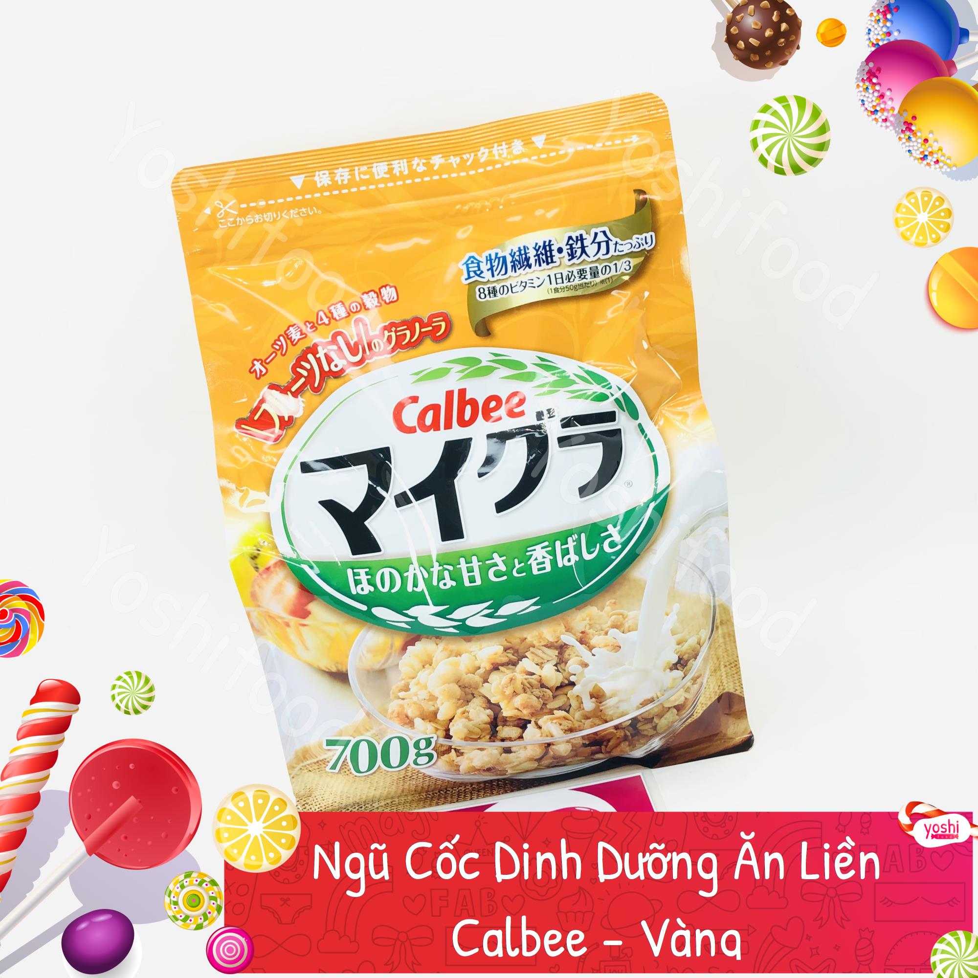 Ngũ cốc Calbee màu vàng tươi