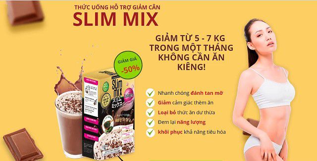 Giảm cân nhanh với Slim Mix