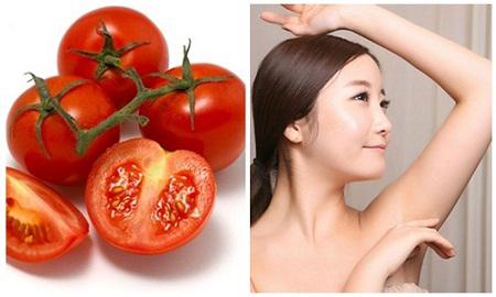 Triệt lông nách bằng cà chua