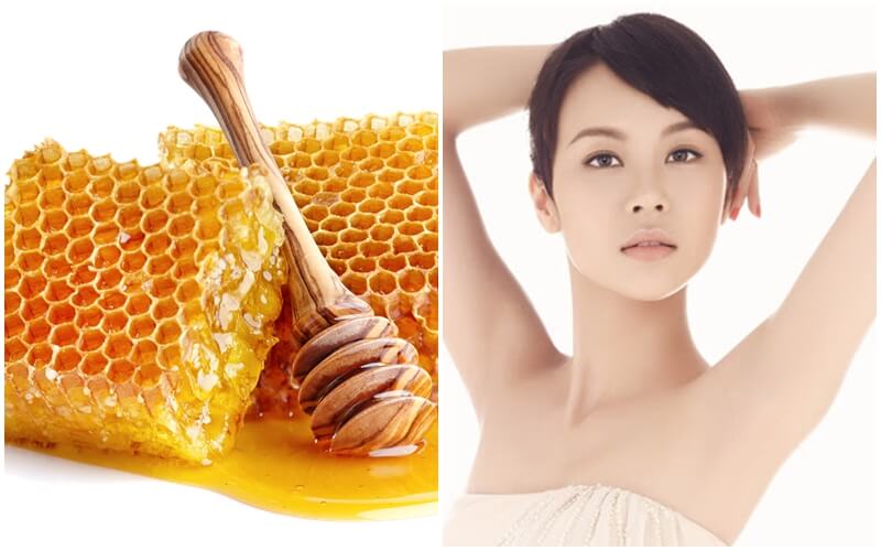 cách tẩy lông nách bằng mật ong