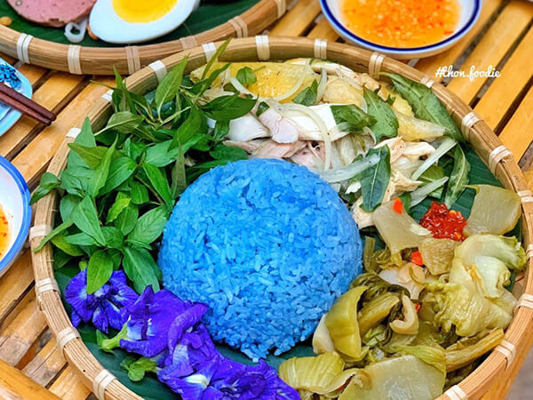 Cách nấu xôi từ hoa đậu biếc bí truyền