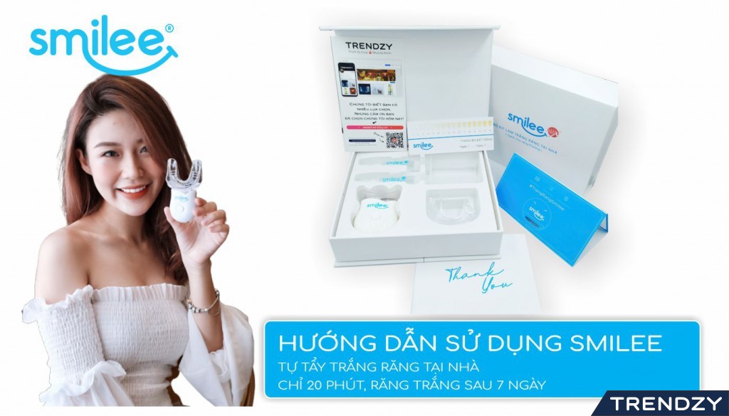 bộ kit trắng răng smilee