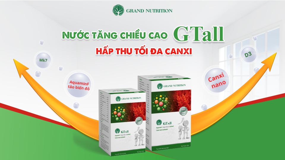 Công dụng của G tall tăng chiều cao