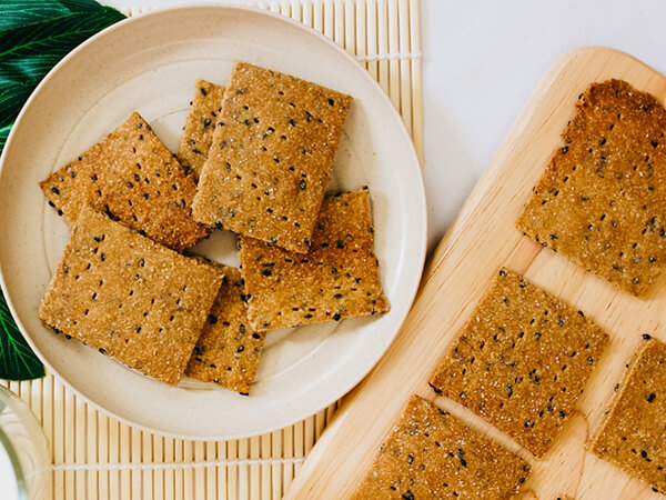 Cách làm bánh eat clean mè đen thơm ngon