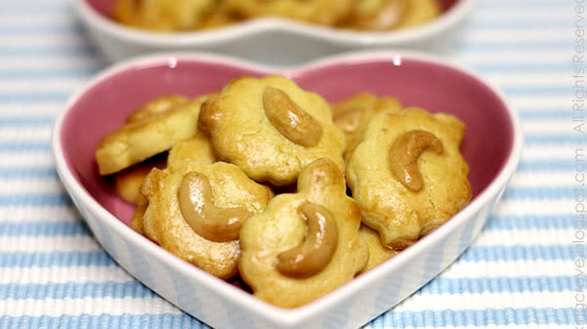 Cách làm bánh hạt điều cookie