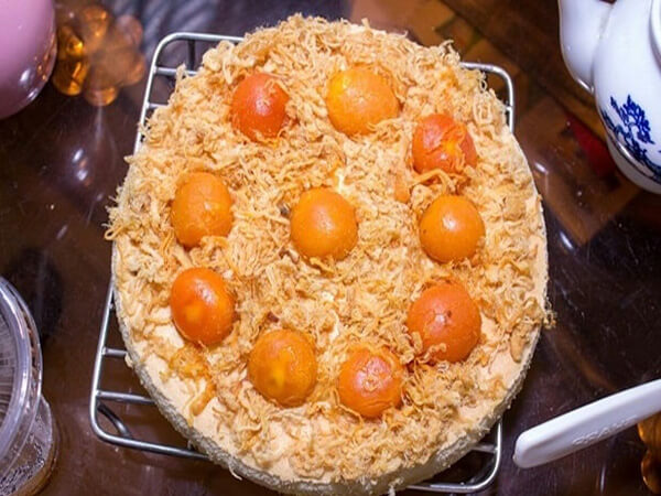 Nướng bánh keto bông lan trứng muối