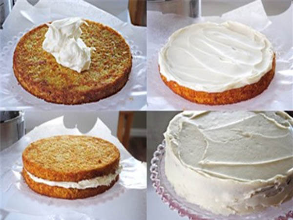 Thưởng thức bánh cà rốt phô mai