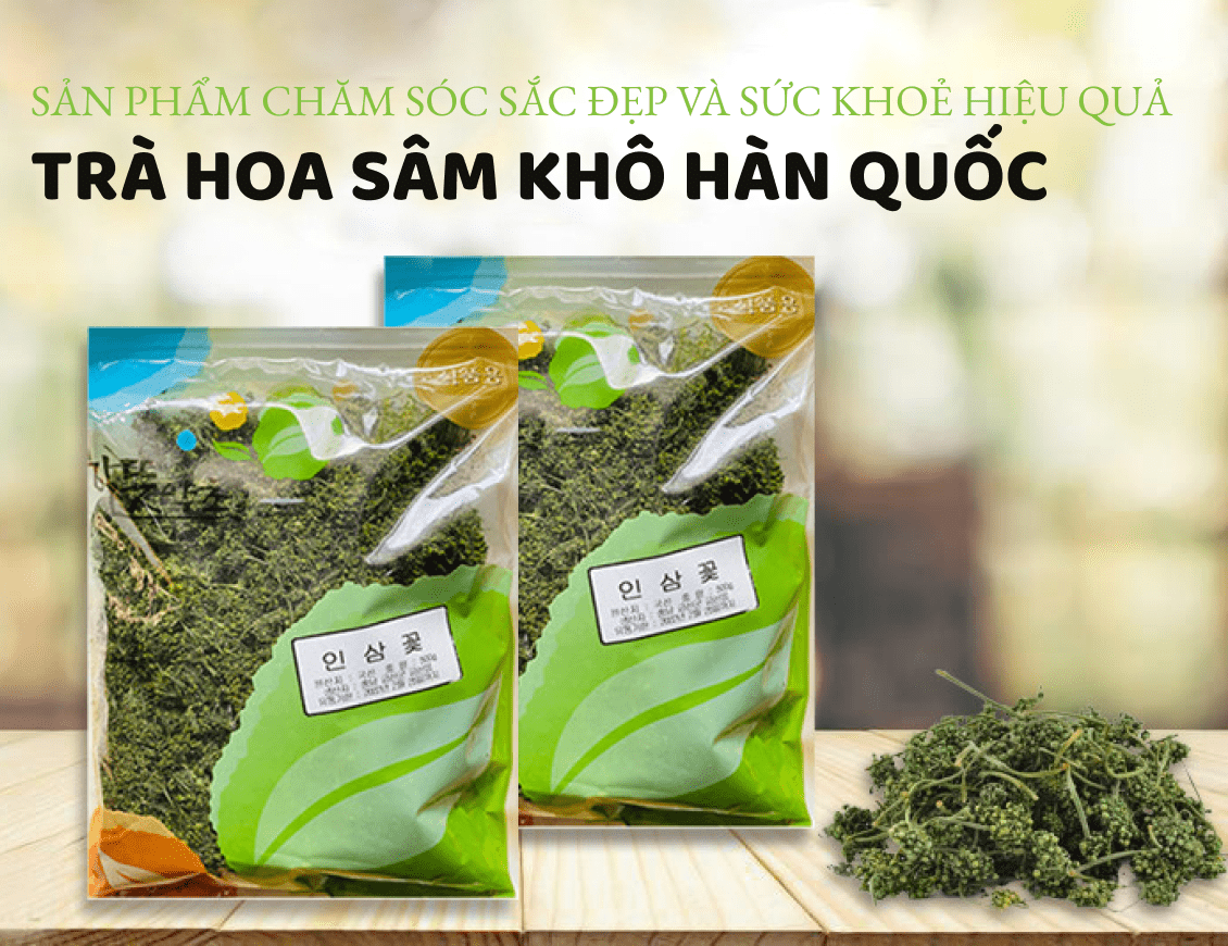 Cách dùng trà hoa sâm
