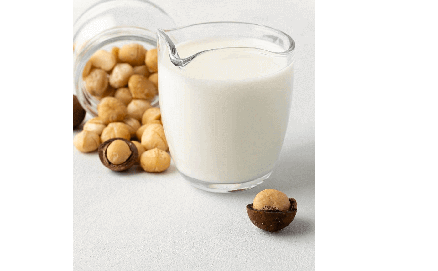 Sữa hạt macca mix với gì?