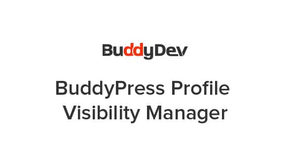 BuddyPress Profile Visibility Manager BuddyPress Profile Visibility Manager