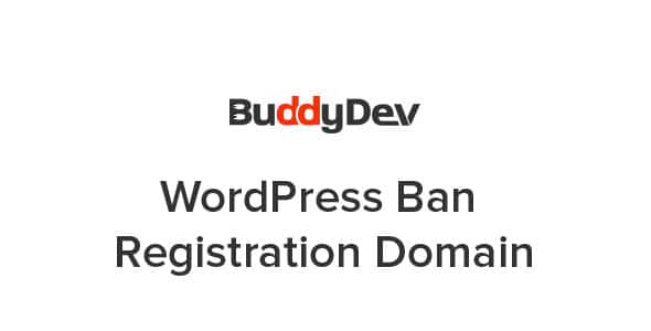 WordPress Ban Registration Domain