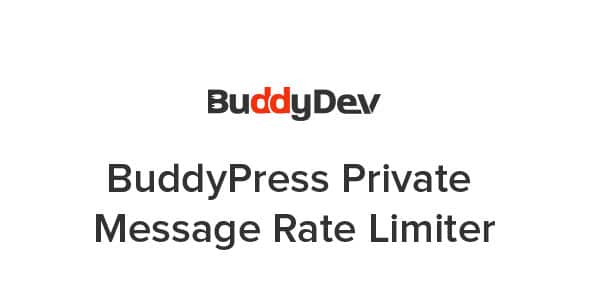 BuddyPress Private Message Rate Limiter