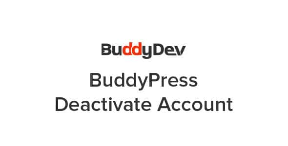 BuddyPress Deactivate Account BuddyPress Deactivate Account