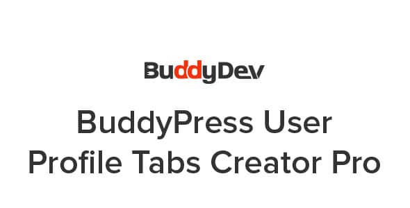 BuddyPress User Profile Tabs Creator Pro