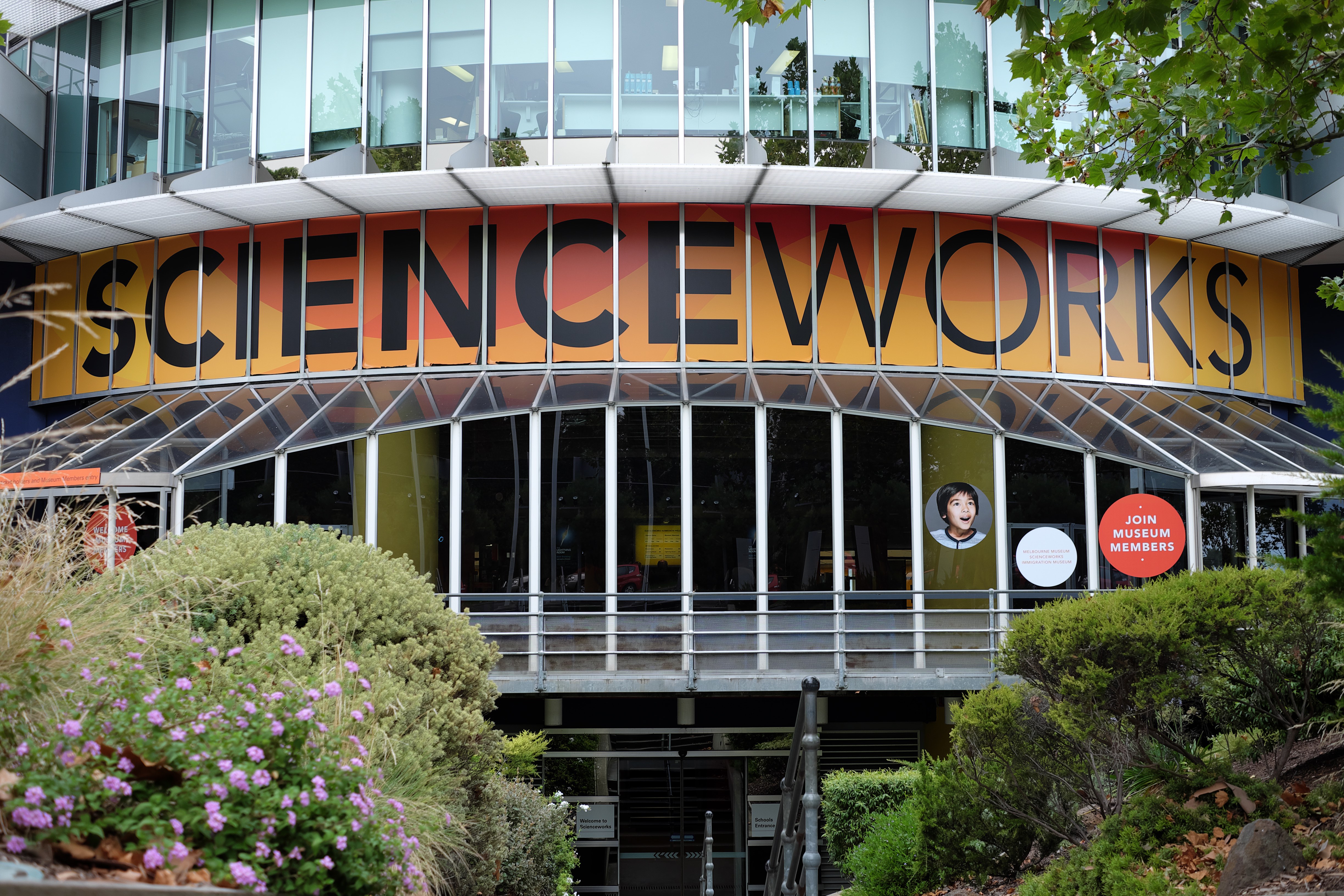 The front of Scienceworks Melbourne