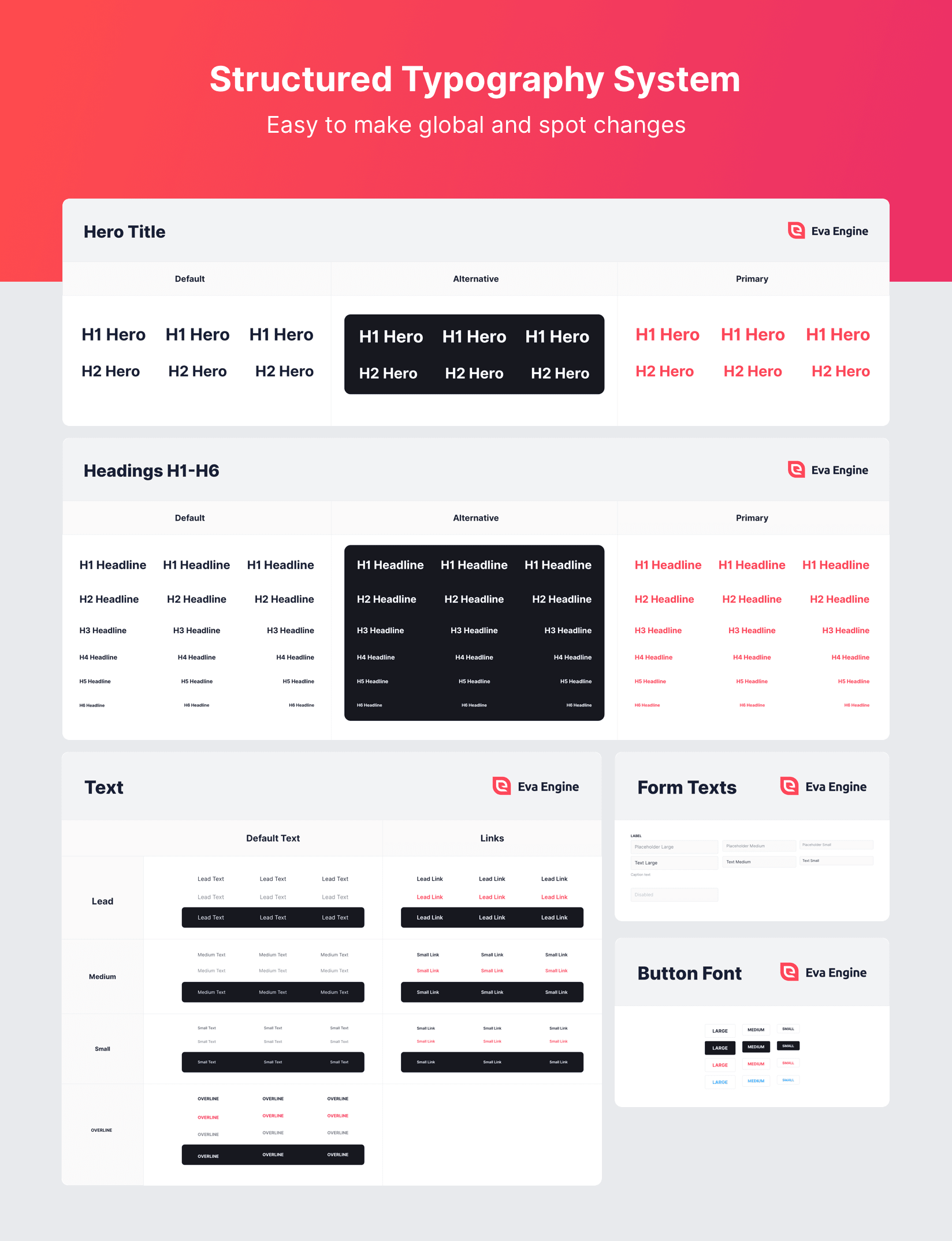 EVA: Design System Landing