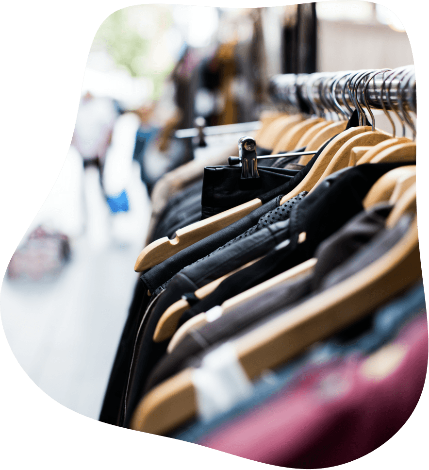 Hanging Clothes Retail