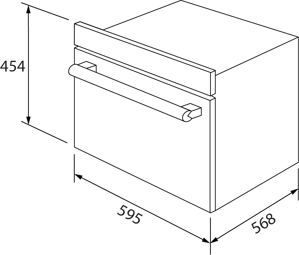 TF944E1S Drop Down Door Microwave Oven Franke Australia