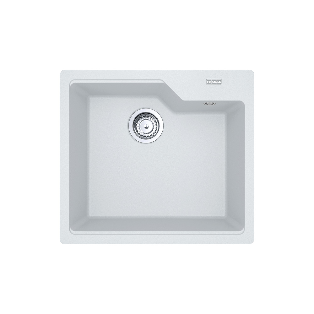 UBG 61056 PW Urban Fragranite Polar White Single Bowl Sink Franke