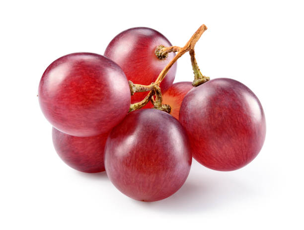 Grapes. Red grape. Grape branch isolated on white. Grapes. Red grape. Grape branch isolated on white. With clipping path. Full depth of field. grapes stock pictures, royalty-free photos & images