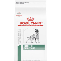 Royal Canin Diabetes brand dog food bag