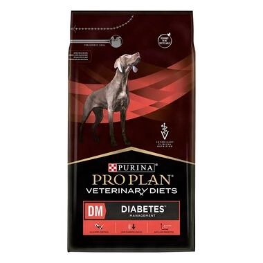 Purina Pro Plan Diabetes brand dog food bag