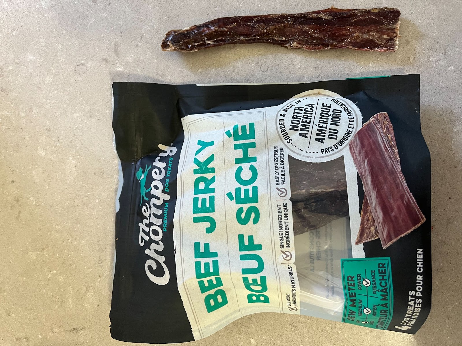 bag of beef jerky