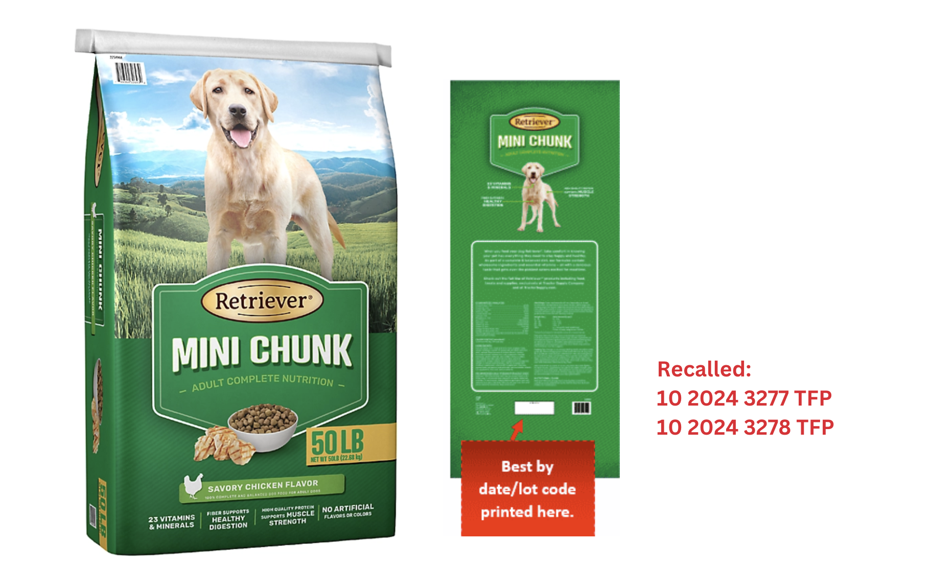 Recalled: Retriever All Life Stages Mini Chunk Chicken Dog Food - Petful