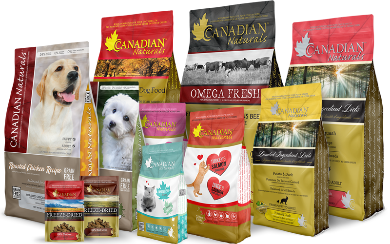 Canadian Naturals – Wholesome food for your pet's health.