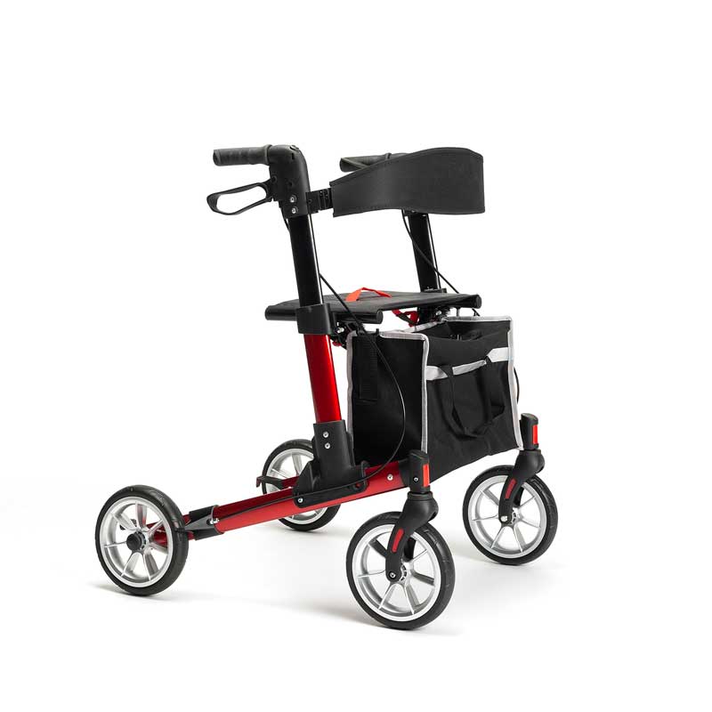 quava rollator rood