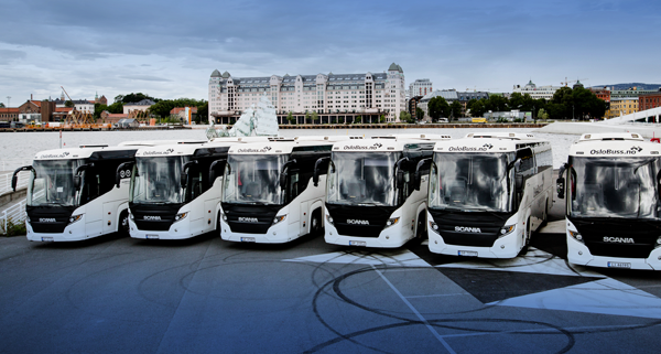 Leie av buss med sjåfør til større arrangement