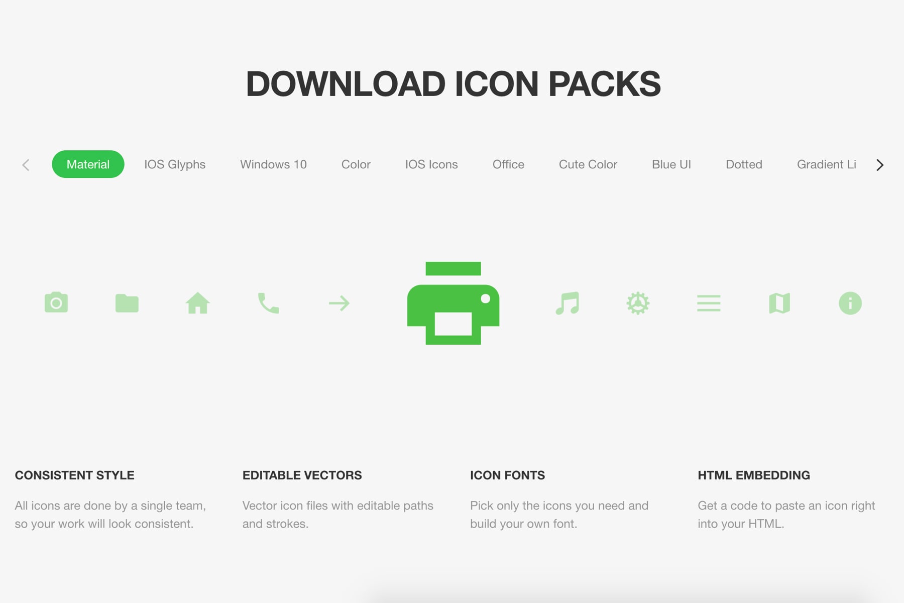120K+ icons in different styles