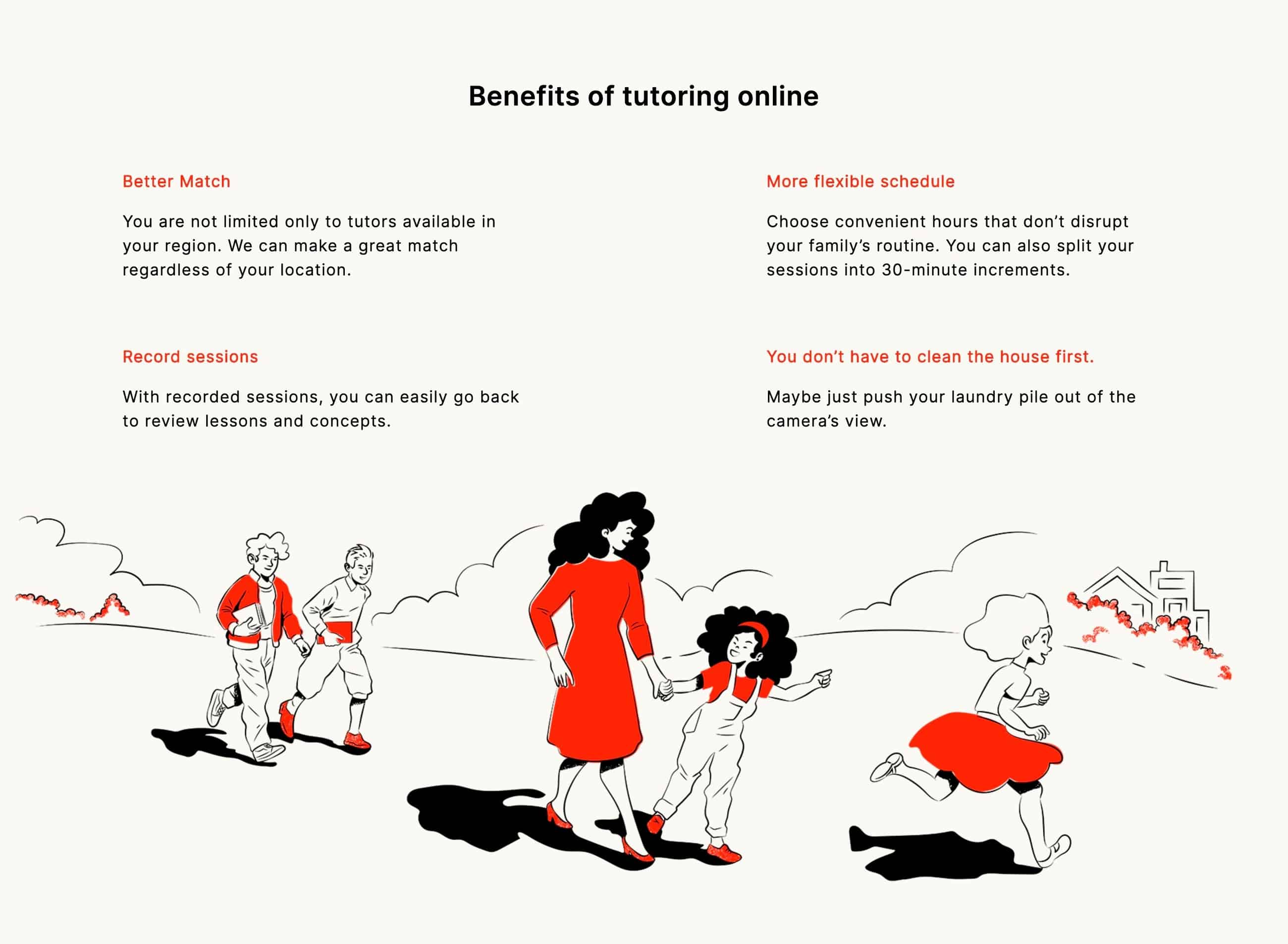 Product Benefits List with Illustration UI/UX Patterns