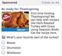 Thanksgiving Ad (for Vegetarians)