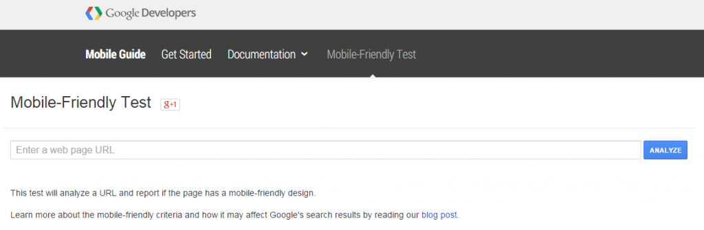 Mobile-Friendly Test